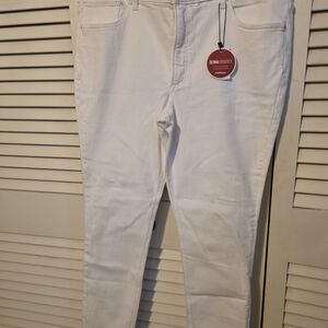 Express Women's White Jean Leggings